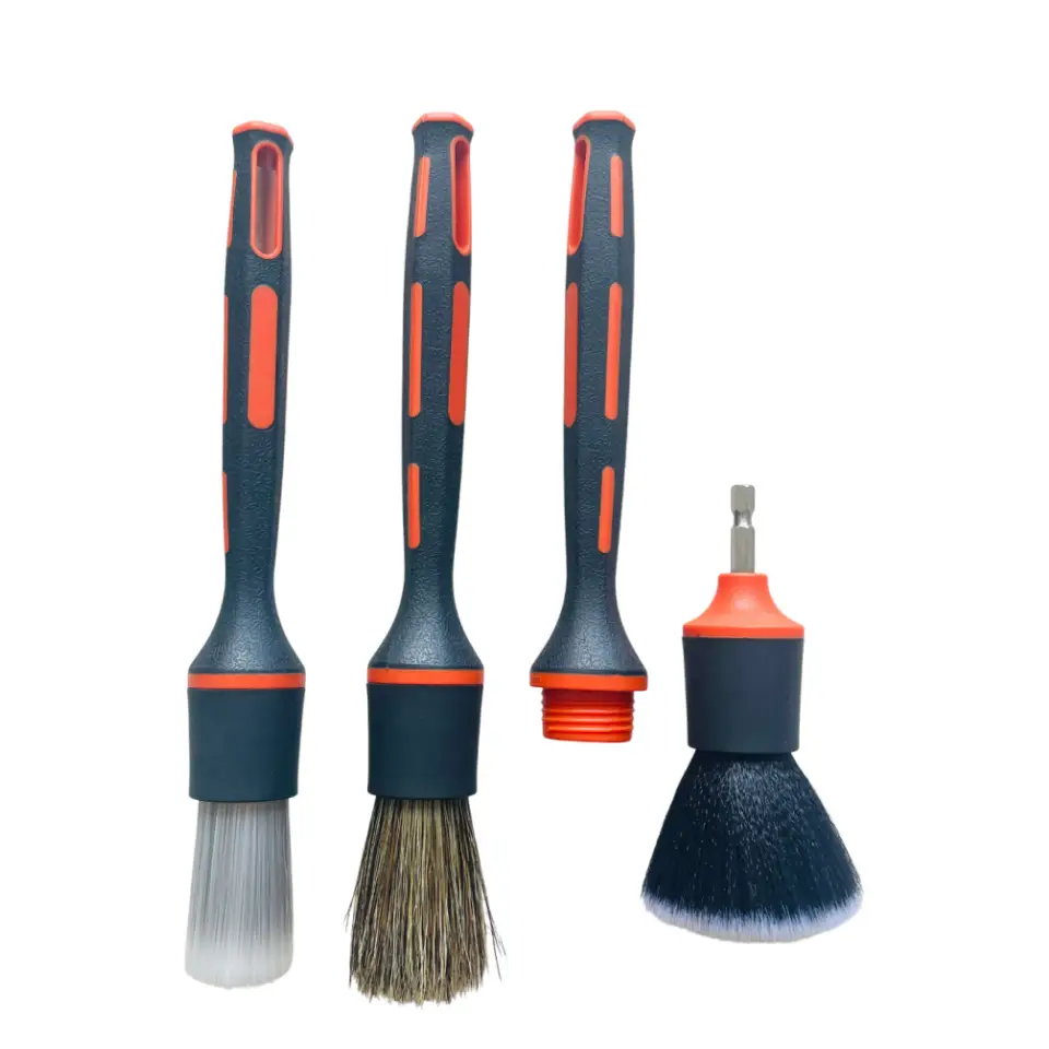 detailing brush set with drill head